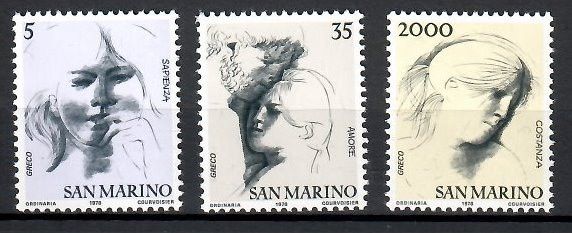 Znaczek San Marino 1978 Mi 1162-1164 Czyste **