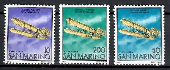 Znaczek San Marino 1978 Mi 1165-1167 Czyste **