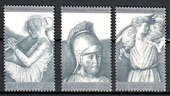 Znaczek San Marino 1981 Mi 1230-1232 Czyste **