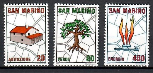 Znaczek San Marino 1981 Mi 1237-1239 Czyste **