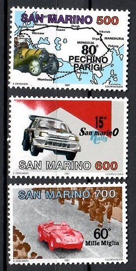Znaczek San Marino 1987 Mi 1356-1358 Czyste **
