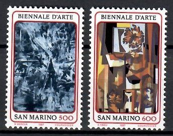 Znaczek San Marino 1987 Mi 1359-1360 Czyste **