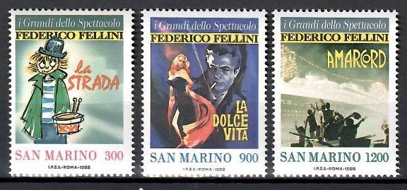Znaczek San Marino 1988 Mi 1391-1393 Czyste **