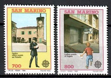 Znaczek San Marino 1990 Mi 1432-1433 Czyste **