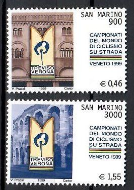 Znaczek San Marino 1999 Mi 1834-1835 Czyste **