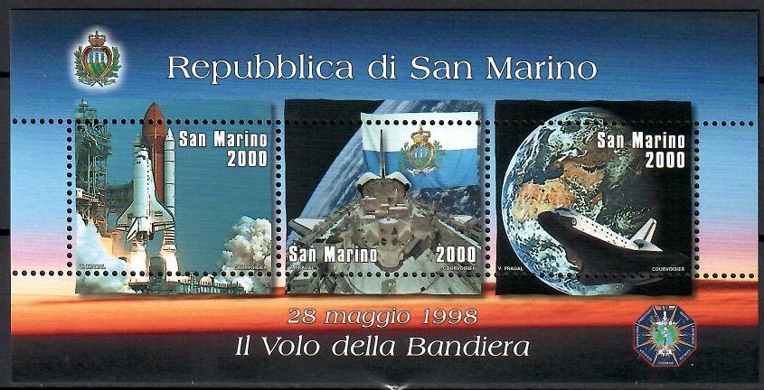 Znaczek San Marino 1998 Mi bl 24 Czyste **