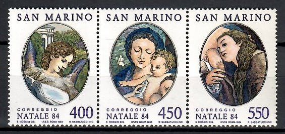 Znaczek San Marino 1984 Mi 1310-1312 Czyste **