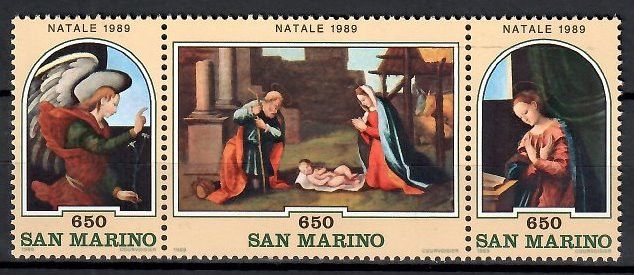 Znaczek San Marino 1989 Mi 1427-1429 Czyste **