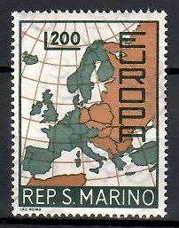 Znaczek San Marino 1967 Mi 890 Czyste **