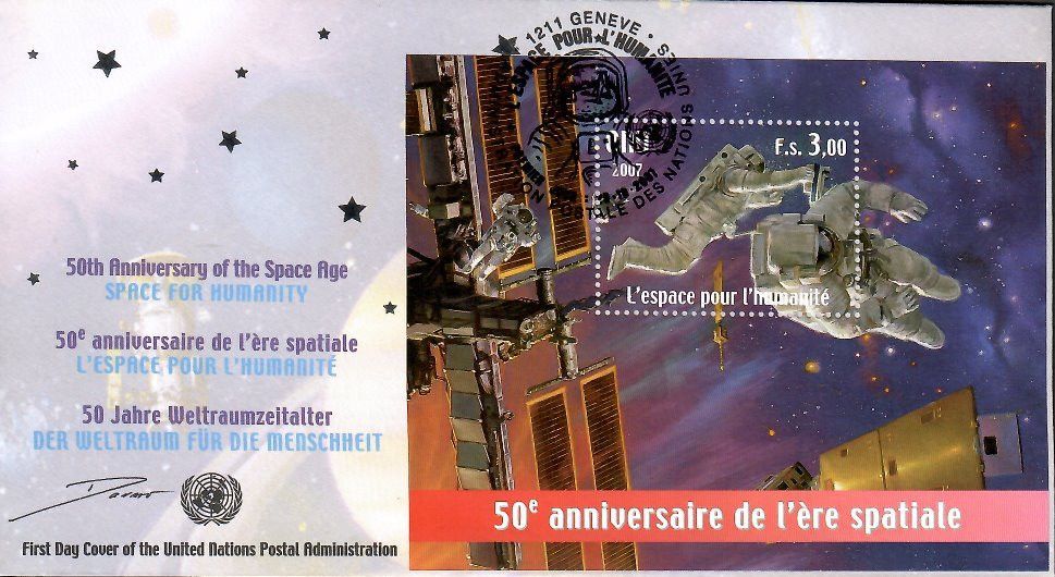 Znaczek Narody Zjednoczone Genewa 2008 Mi bl 22 FDC