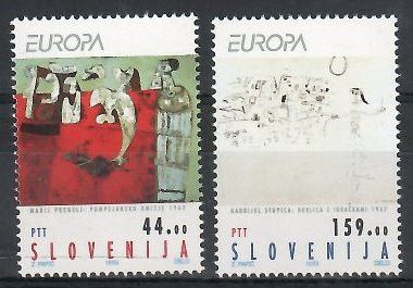 Znaczek Słowenia 1993 Mi 48-49 Czyste **