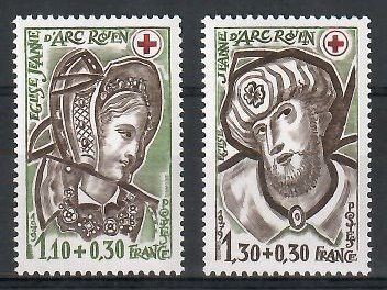 Znaczek Francja 1979 Mi 2183-2184C Czyste **