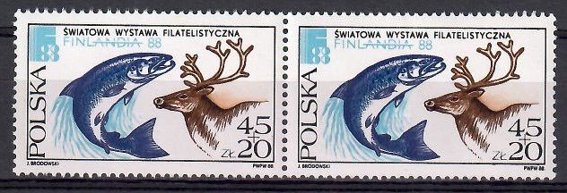 Znaczek Polska 1988 Mi 3148 Fi 3000 Czyste **