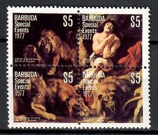 Znaczek Barbuda 1977 Mi 368-371 Czyste **