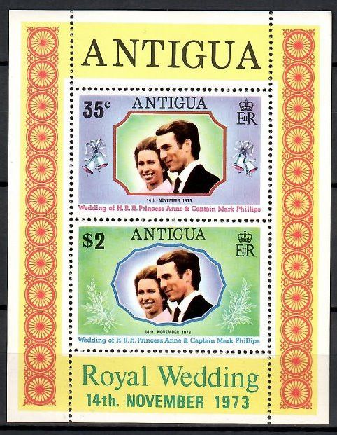Znaczek Antigua i Barbuda 1973 Mi bl 10 Czyste **