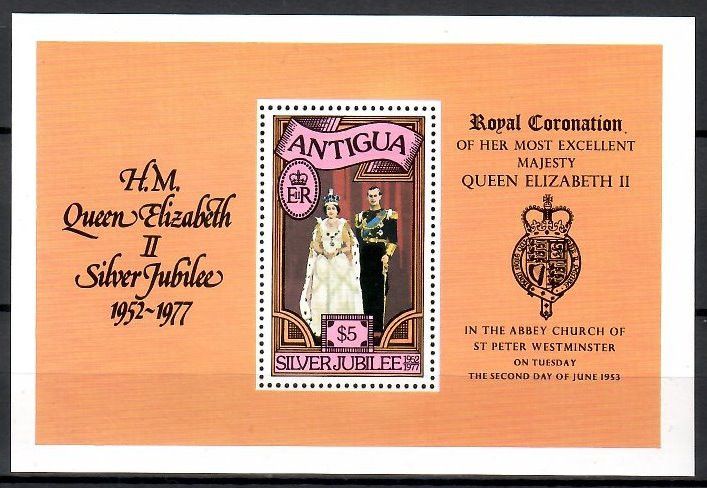 Znaczek Antigua i Barbuda 1977 Mi bl 28 Czyste **