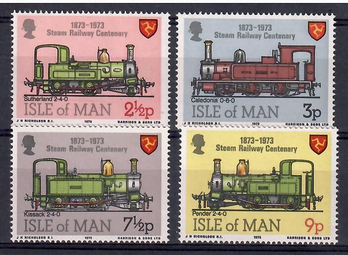Znaczek Wyspa Man 1973 Mi 29-32 Czyste **