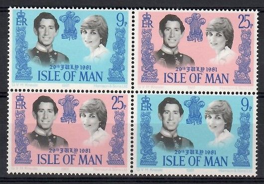 Znaczek Wyspa Man 1981 Mi 194-195 Czyste **
