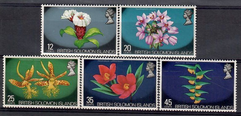 Znaczek Wyspy Salomona 1972 Mi 228-231 Czyste **