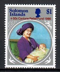 Znaczek Wyspy Salomona 1986 Mi 629 Czyste **