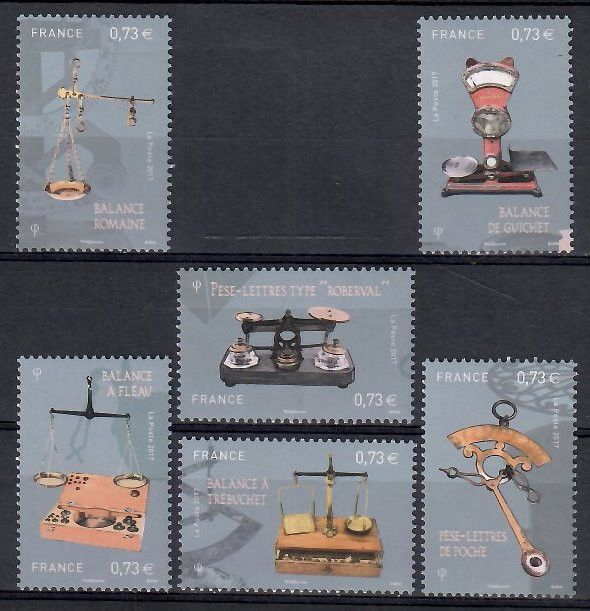 Znaczek Francja 2017 Mi 6918-6923 Czyste **