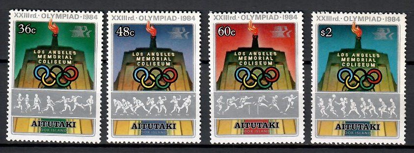 Znaczek Aitutaki 1984 Mi 525-528 Czyste **
