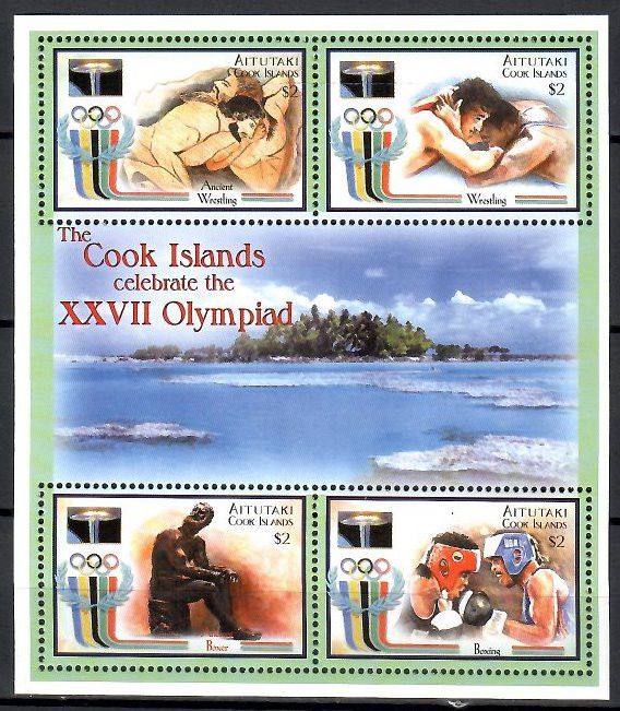 Znaczek Aitutaki 2000 Mi 767-770 Czyste **