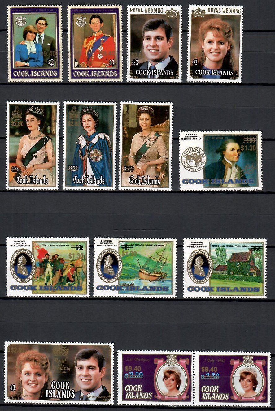 Znaczek Wyspy Cooka 1987 Mi 1185-1198 Czyste **