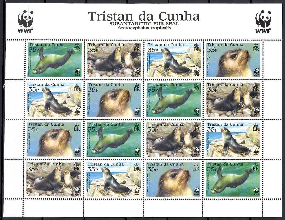 Znaczek Tristan da Cunha 2004 Mi ark 821-824 Czyste **