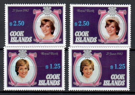 Znaczek Wyspy Cooka 1982 Mi 824-827 Czyste **