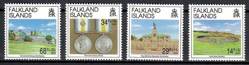 Znaczek Falklandy 1992 Mi 561-564 Czyste **