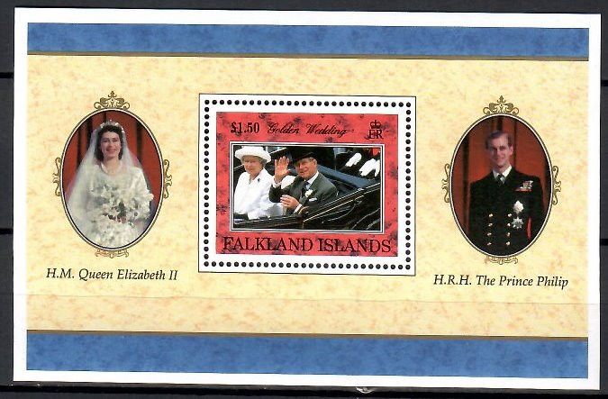 Znaczek Falklandy 1997 Mi bl 17 Czyste **
