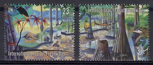 Znaczek Narody Zjednoczone Nowy Jork 2003 Mi 929-930 Czyste **