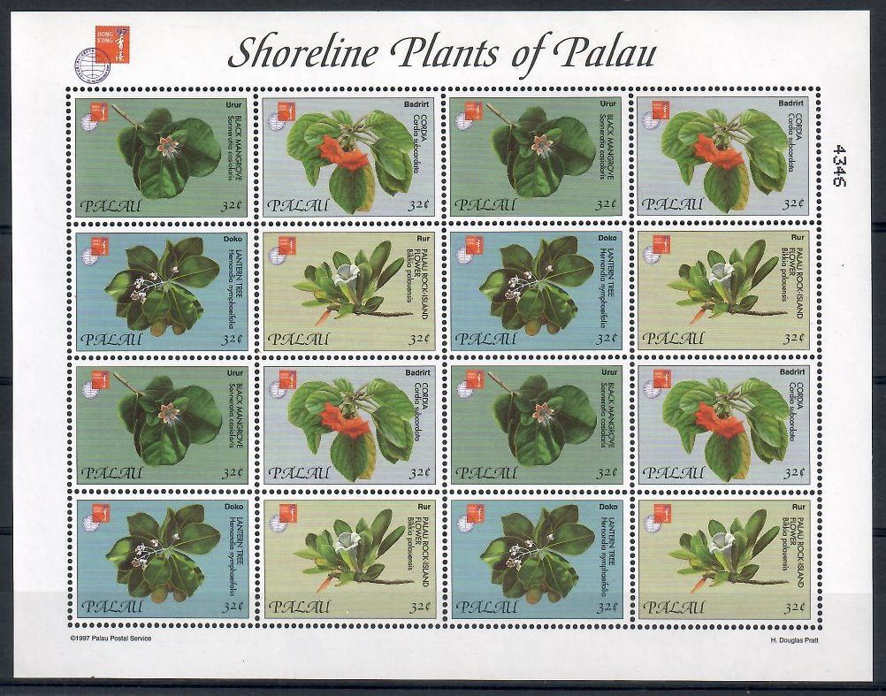 Znaczek Palau 1997 Mi 1162-1165 Czyste **