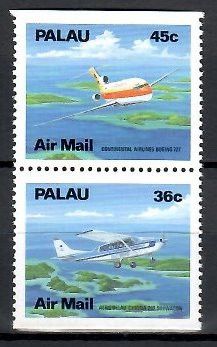 Znaczek Palau 1989 Mi 278+280D Czyste **