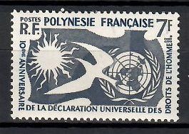 Znaczek Polinezja Francuska 1958 Mi 14 Z podlepką *