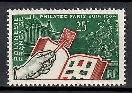 Znaczek Polinezja Francuska 1964 Mi 32 Czyste **