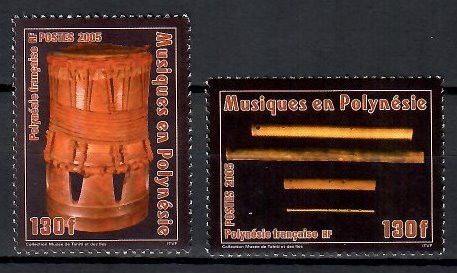 Znaczek Polinezja Francuska 2005 Mi 952-953 Czyste **