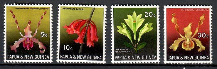 Znaczek Papua Nowa Gwinea 1969 Mi 161-164 Czyste **