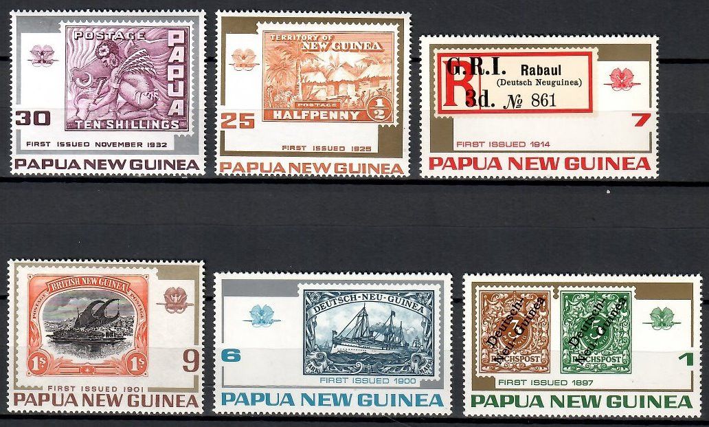 Znaczek Papua Nowa Gwinea 1973 Mi 262-267 Czyste **
