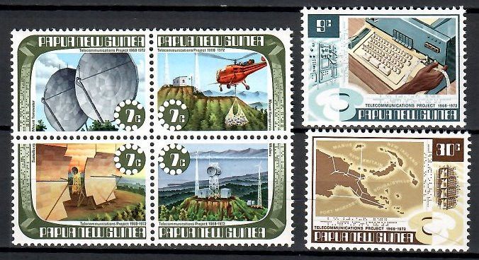 Znaczek Papua Nowa Gwinea 1973 Mi vie234-239 Czyste **