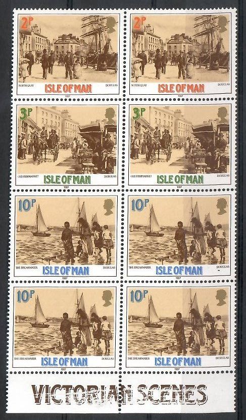 Znaczek Wyspa Man 1987 Mi h-blatt 8 Czyste **