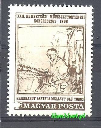 Znaczek Węgry 1969 Mi 2536 Czyste **