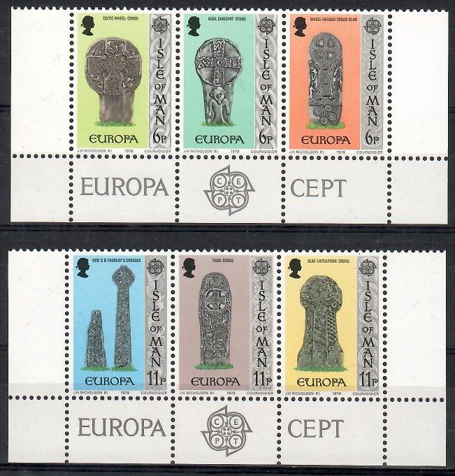 Znaczek Wyspa Man 1978 Mi 122-127 Czyste **