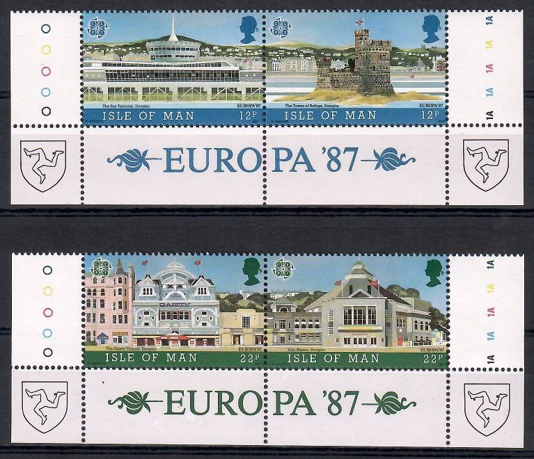 Znaczek Wyspa Man 1987 Mi 335-338 Czyste **