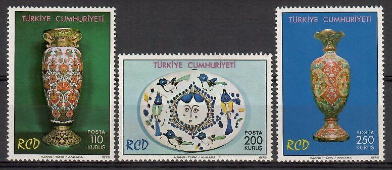 Znaczek Turcja 1975 Mi 2357-2359 Czyste **