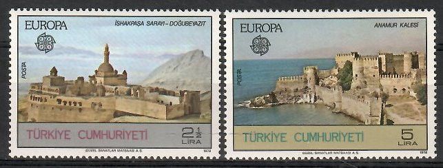 Znaczek Turcja 1978 Mi 2443-2444 Czyste **