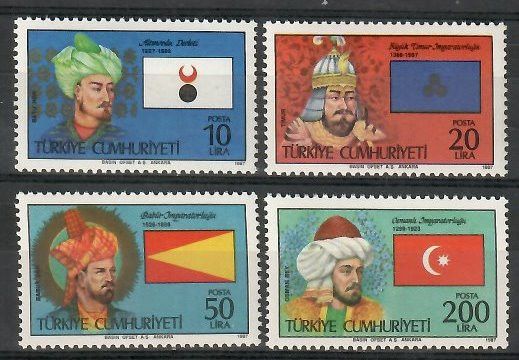 Znaczek Turcja 1987 Mi 2784-2787 Czyste **