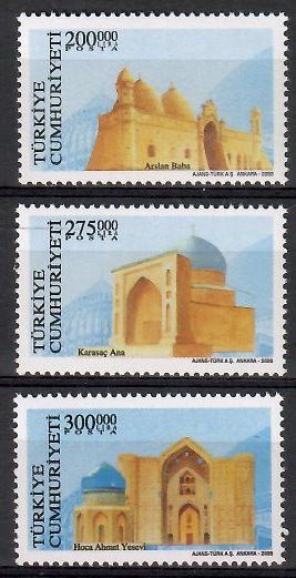 Znaczek Turcja 2000 Mi 3248-3250 Czyste **
