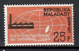 Znaczek Madagaskar 1963 Mi 490 Czyste **